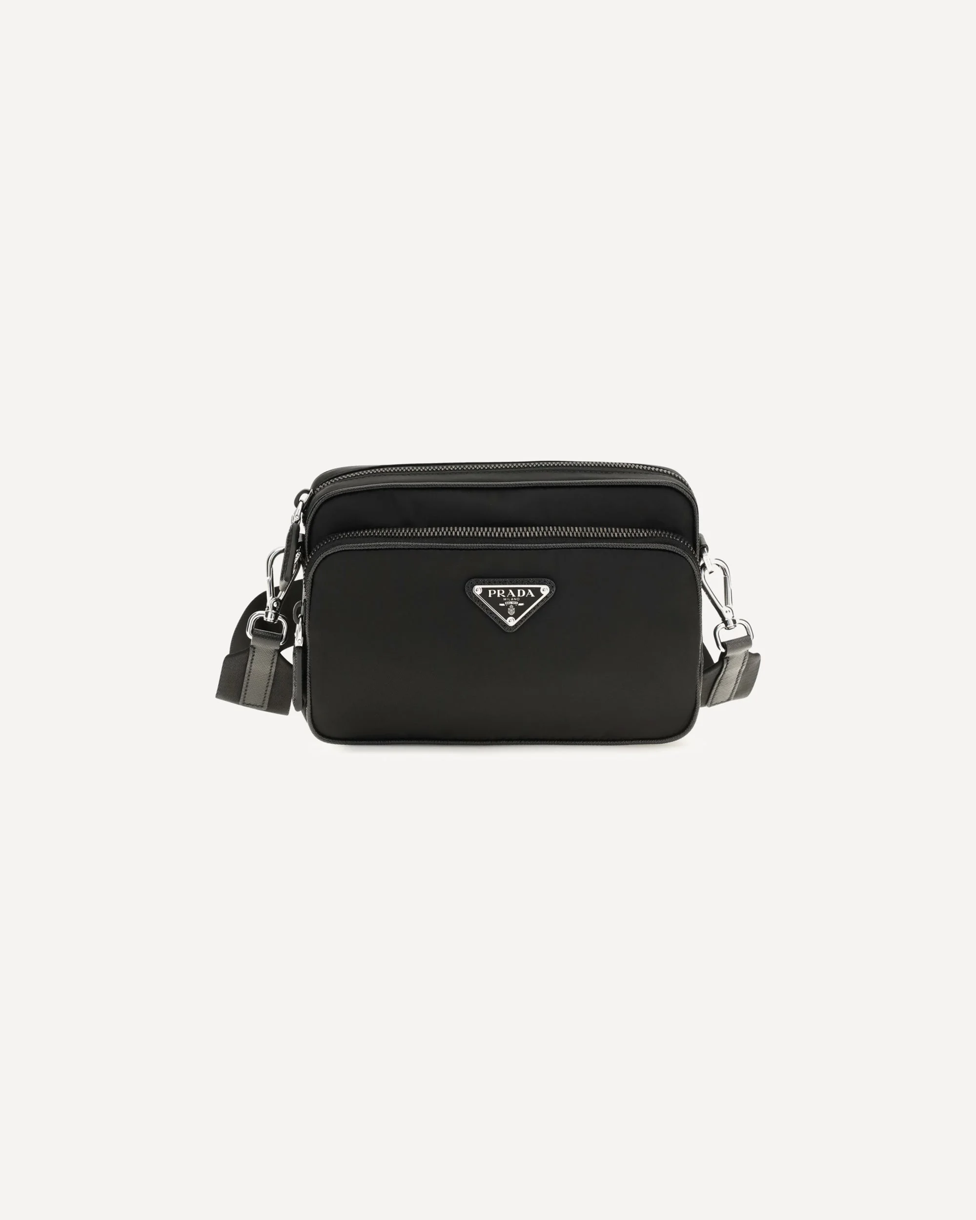 Re-Nylon and Saffiano leather Shoulder Bag - 1