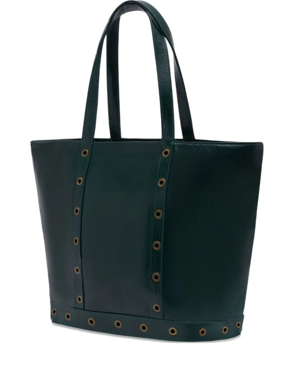 medium eyelet-details tote bag - 1