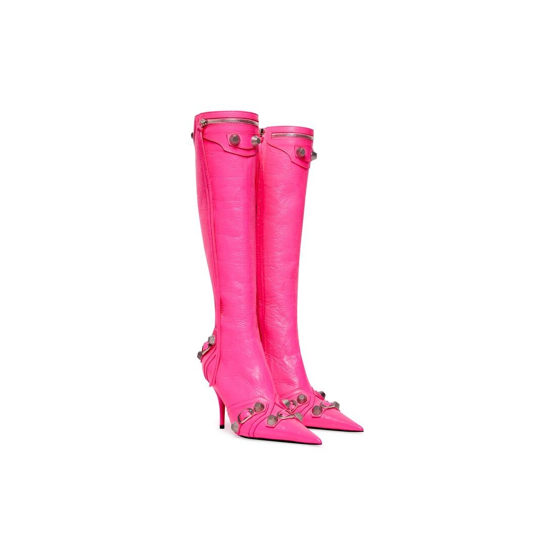 Women's Cagole 90mm Boot in Fluo Pink - 2