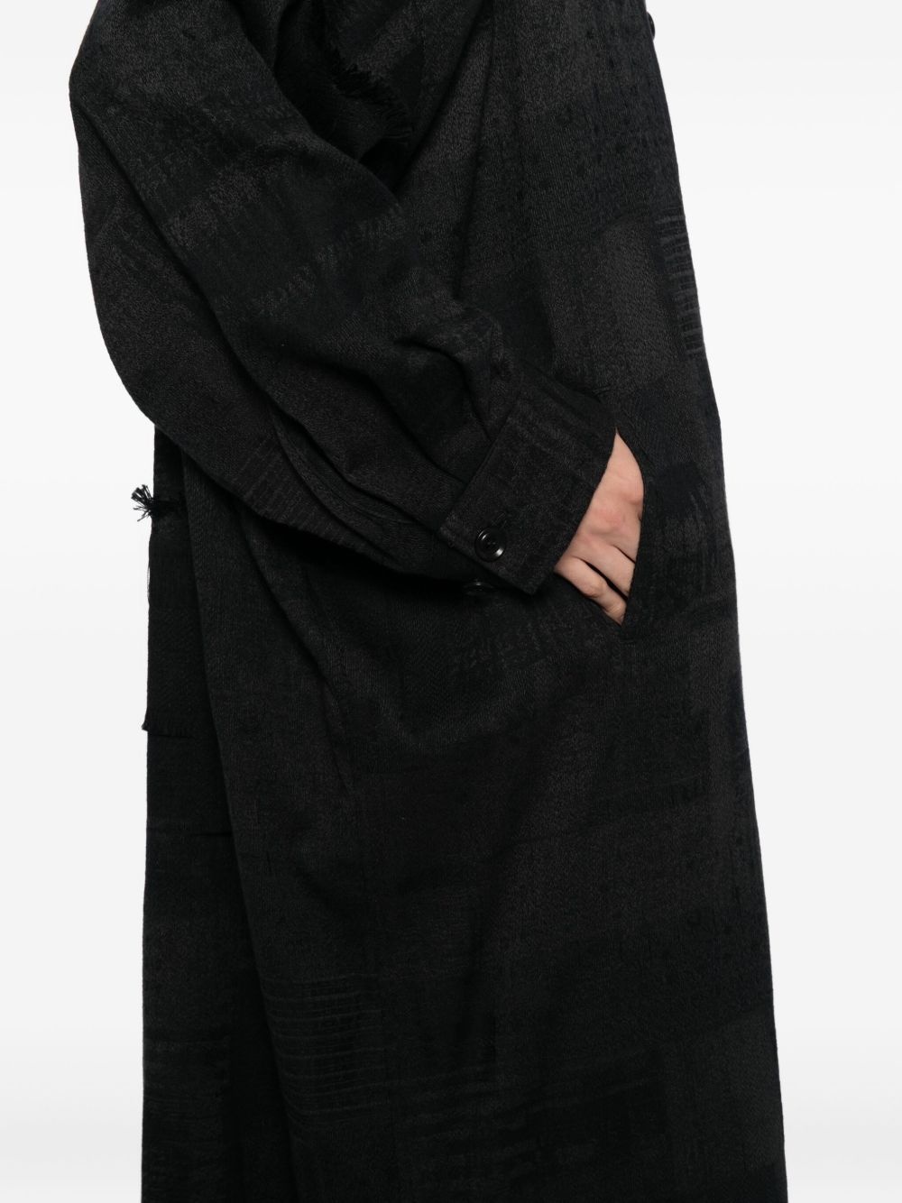 patterned coat - 5