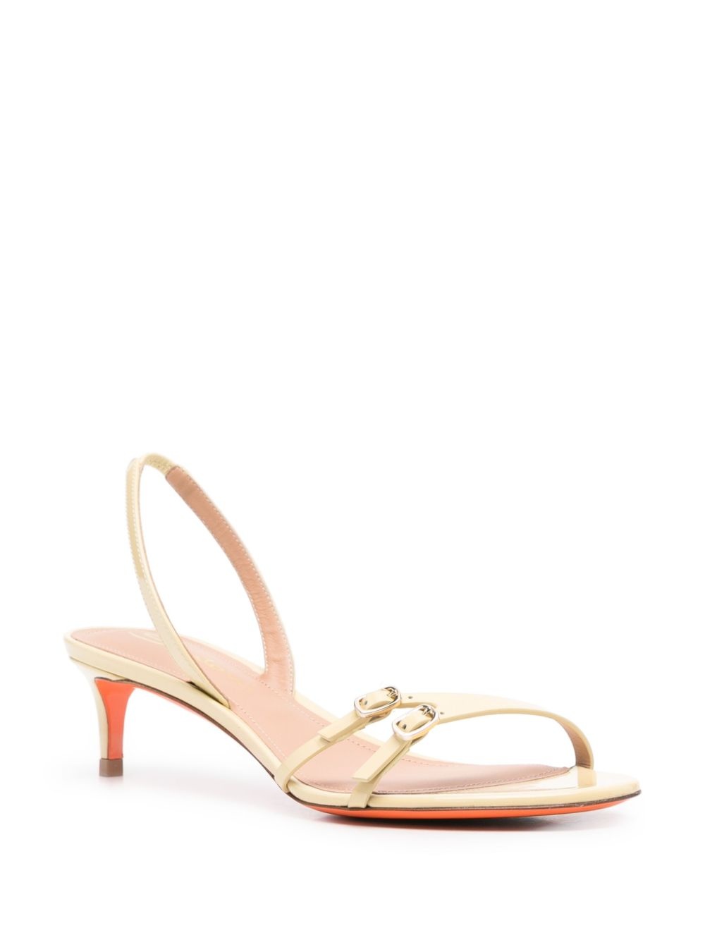 50mm leather sandals - 2