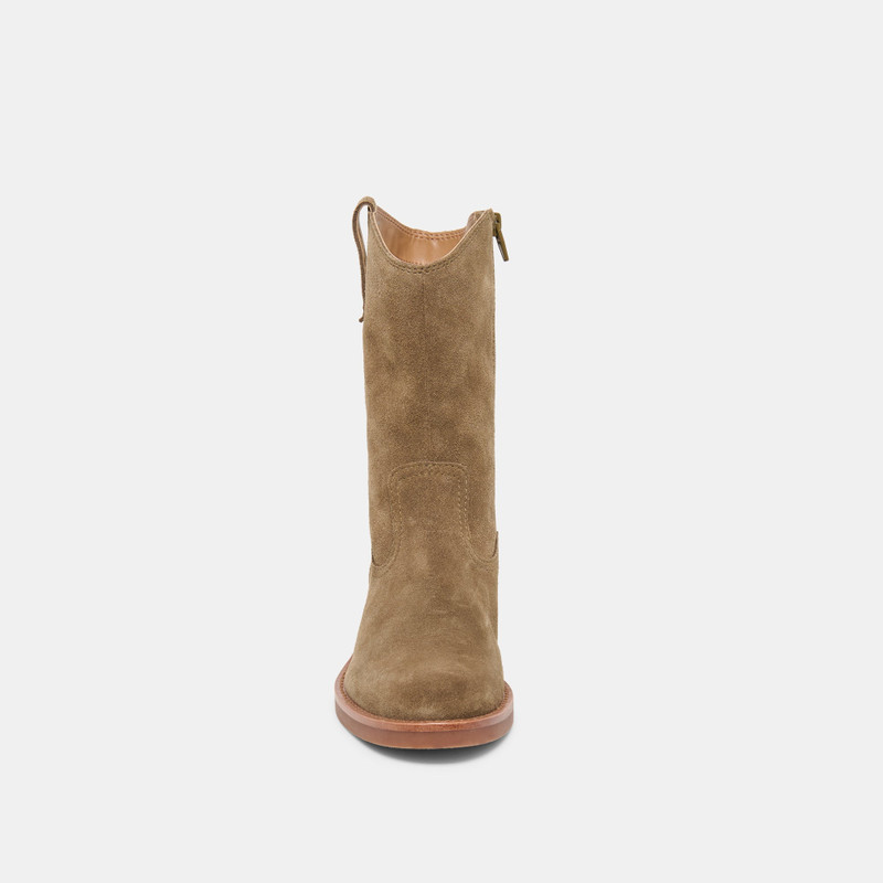HALINE H2O BOOTS OLIVE SUEDE 8