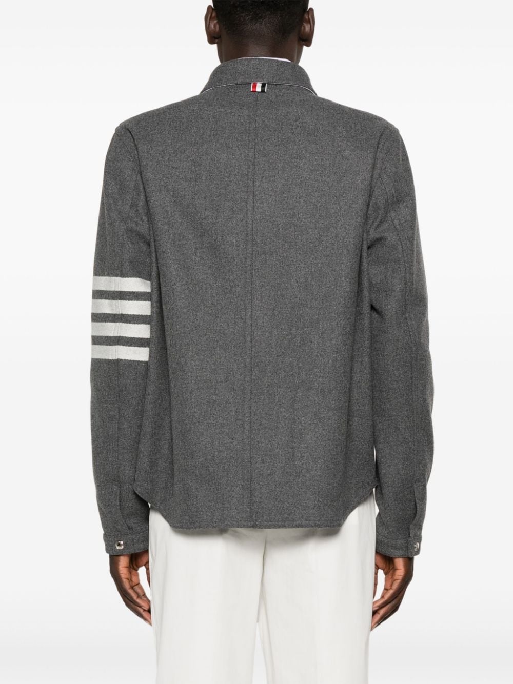 4-Bar felted utility jacket - 4