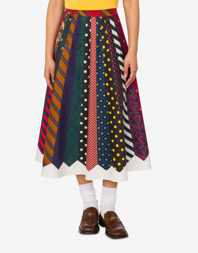 Moschino COTTON GABARDINE SKIRT ARCHIVE outlook