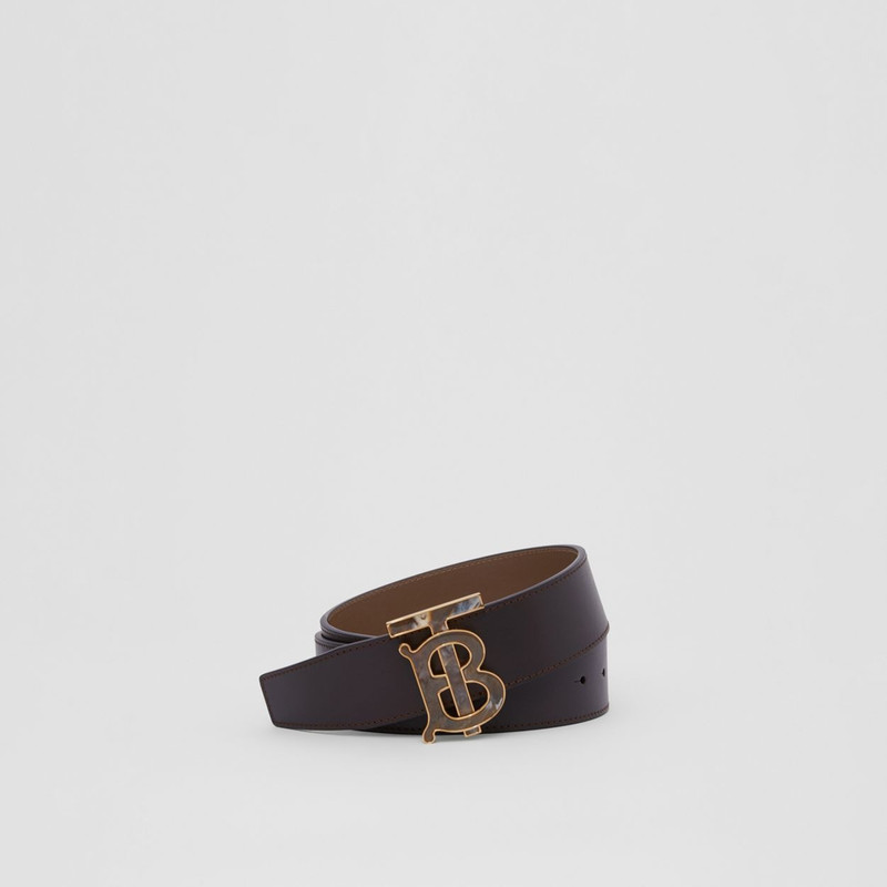 Reversible Monogram Motif Leather Belt 1