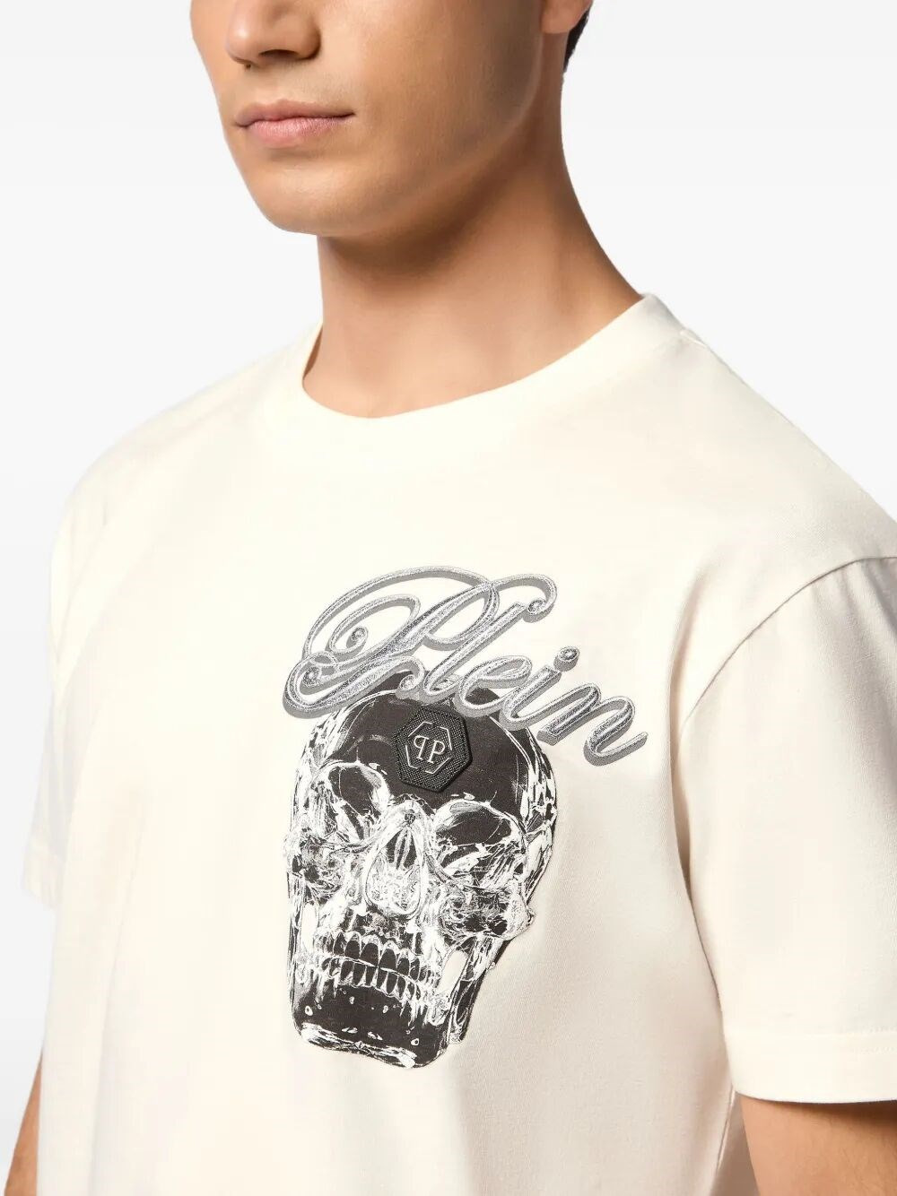 Round-Neck T-Shirt `Glass Skull` - 4