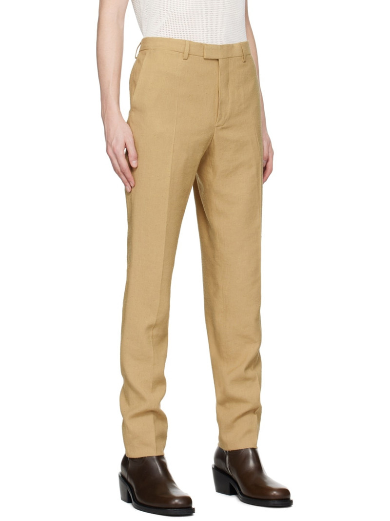 Dries Van Noten Tan Single-Breasted Suit outlook