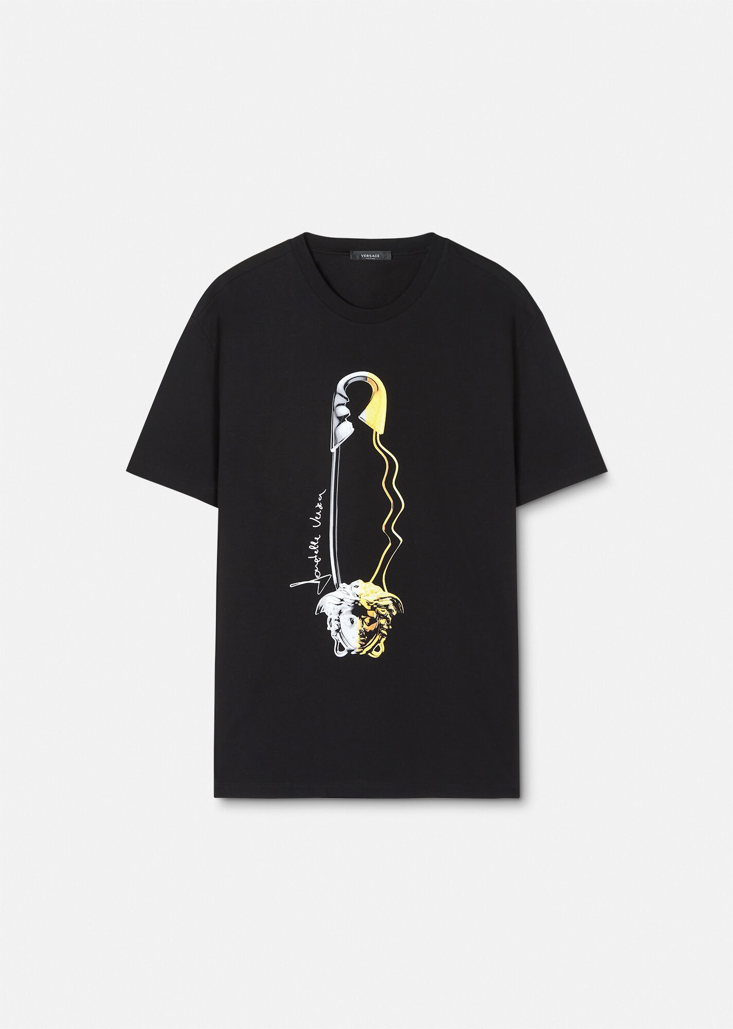 Safety Pin Graphic T-Shirt - 1