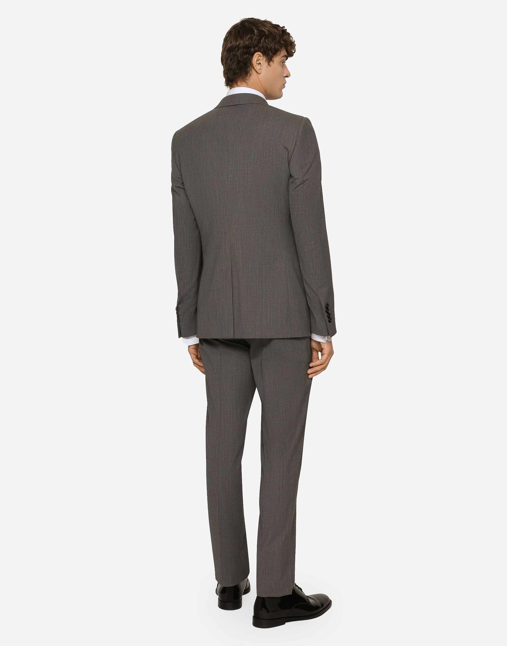 Single-breasted stretch wool Martini-fit suit - 3