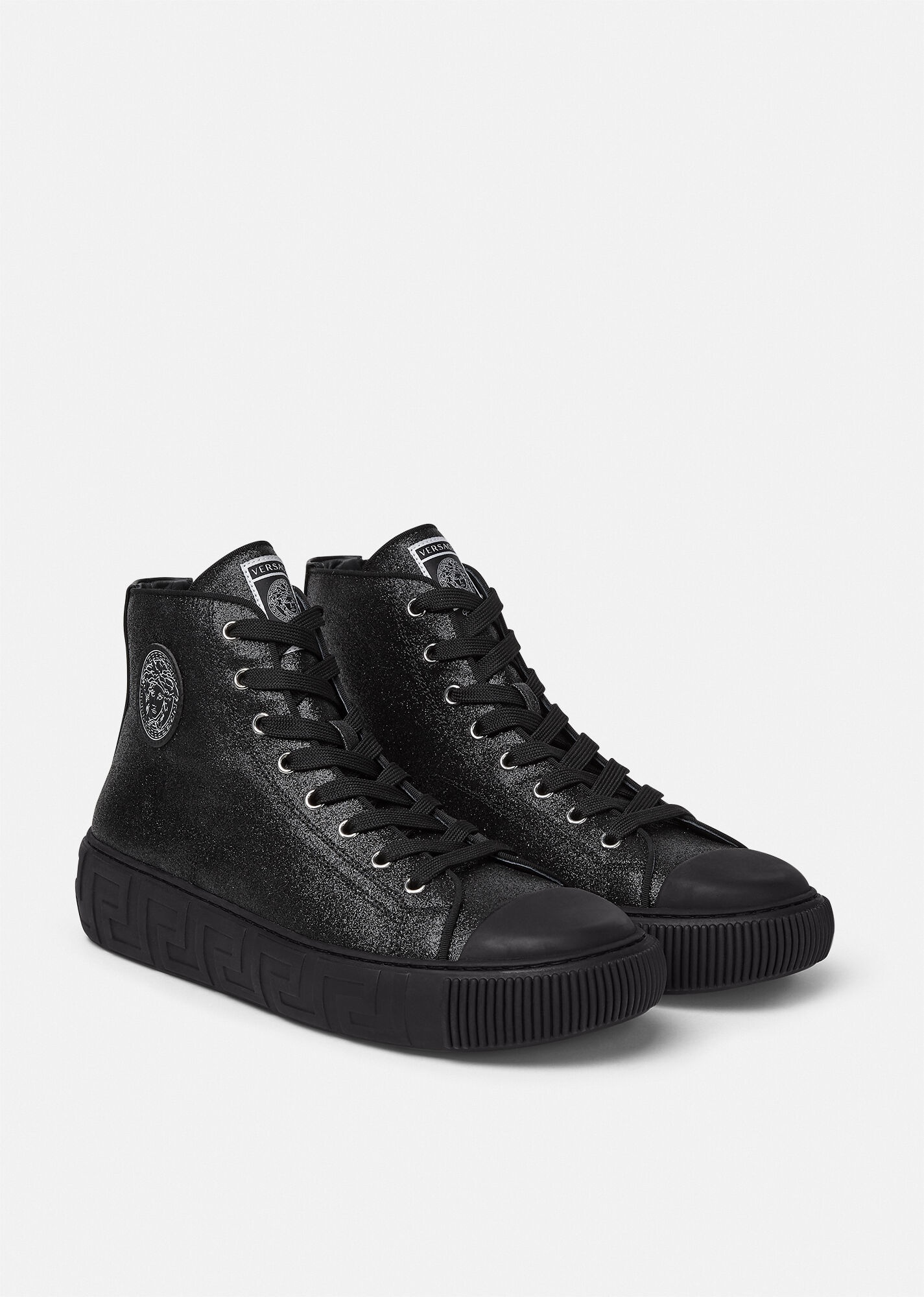 Greca Suede High-Top Sneaker - 3