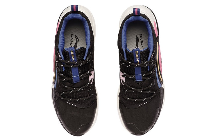 (WMNS) Li-Ning Starfire 'Black White Pink' AGLR018-3 - 4