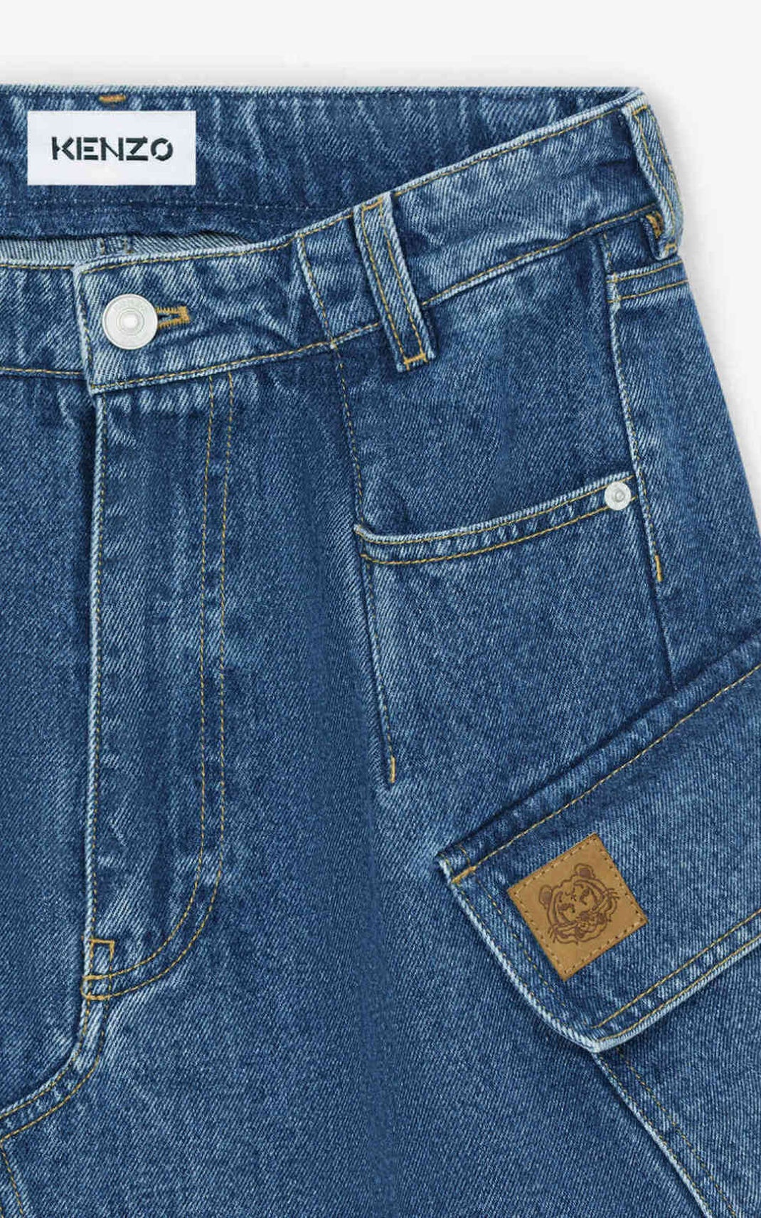Tiger short denim skirt - 6