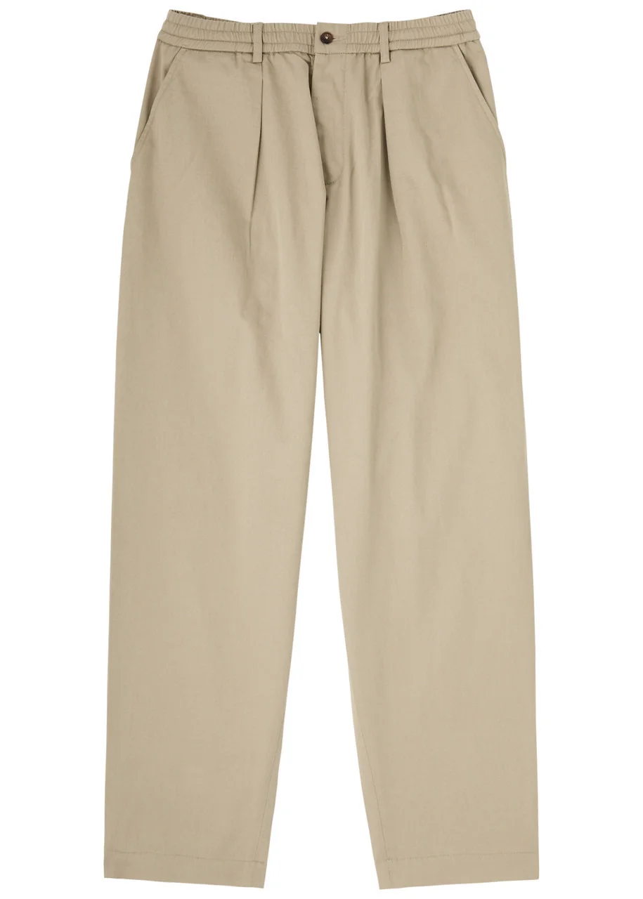 Universal Works Tapered Cotton Trousers - 1