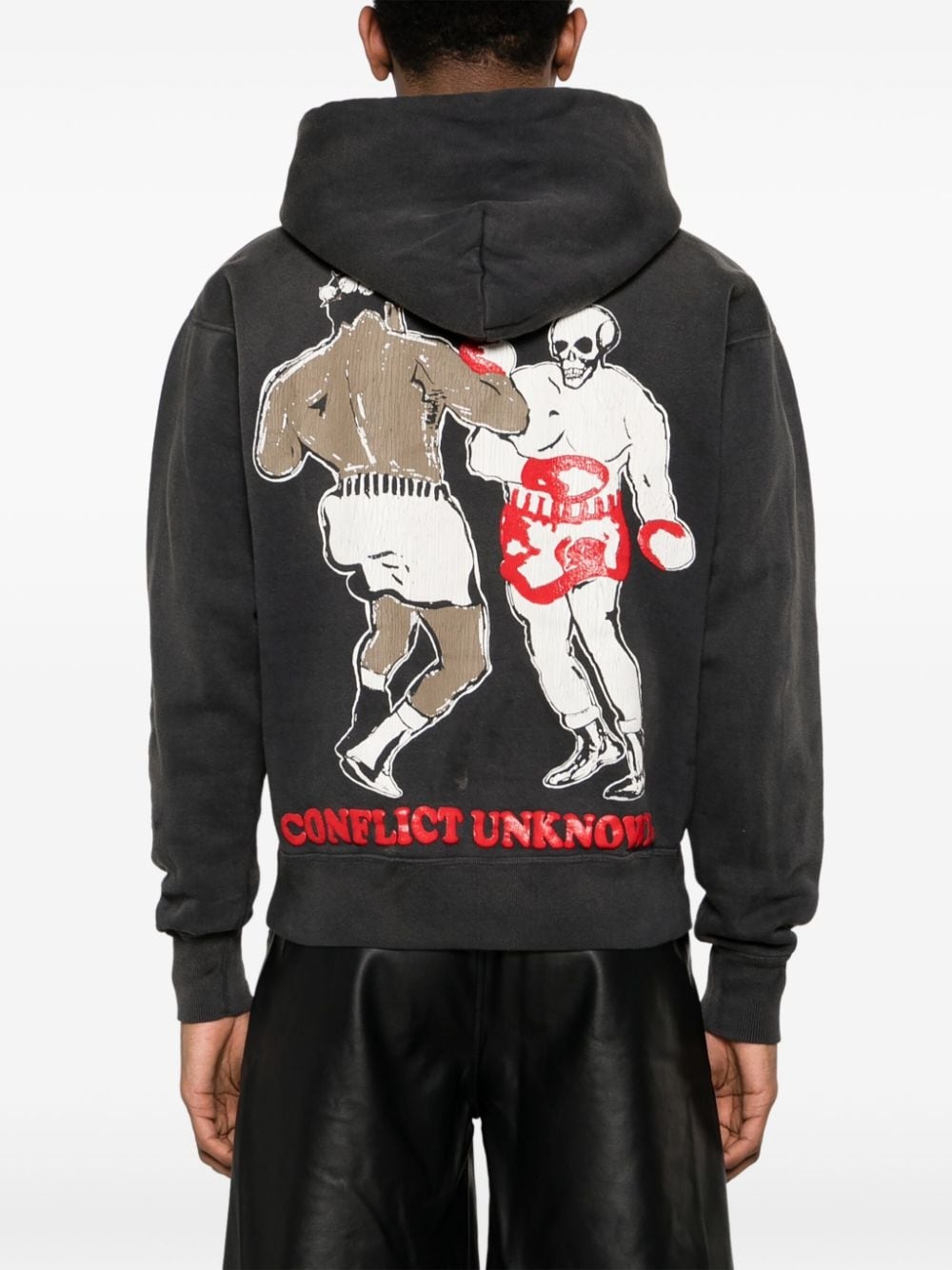 Struggle Tears cotton hoodie - 4