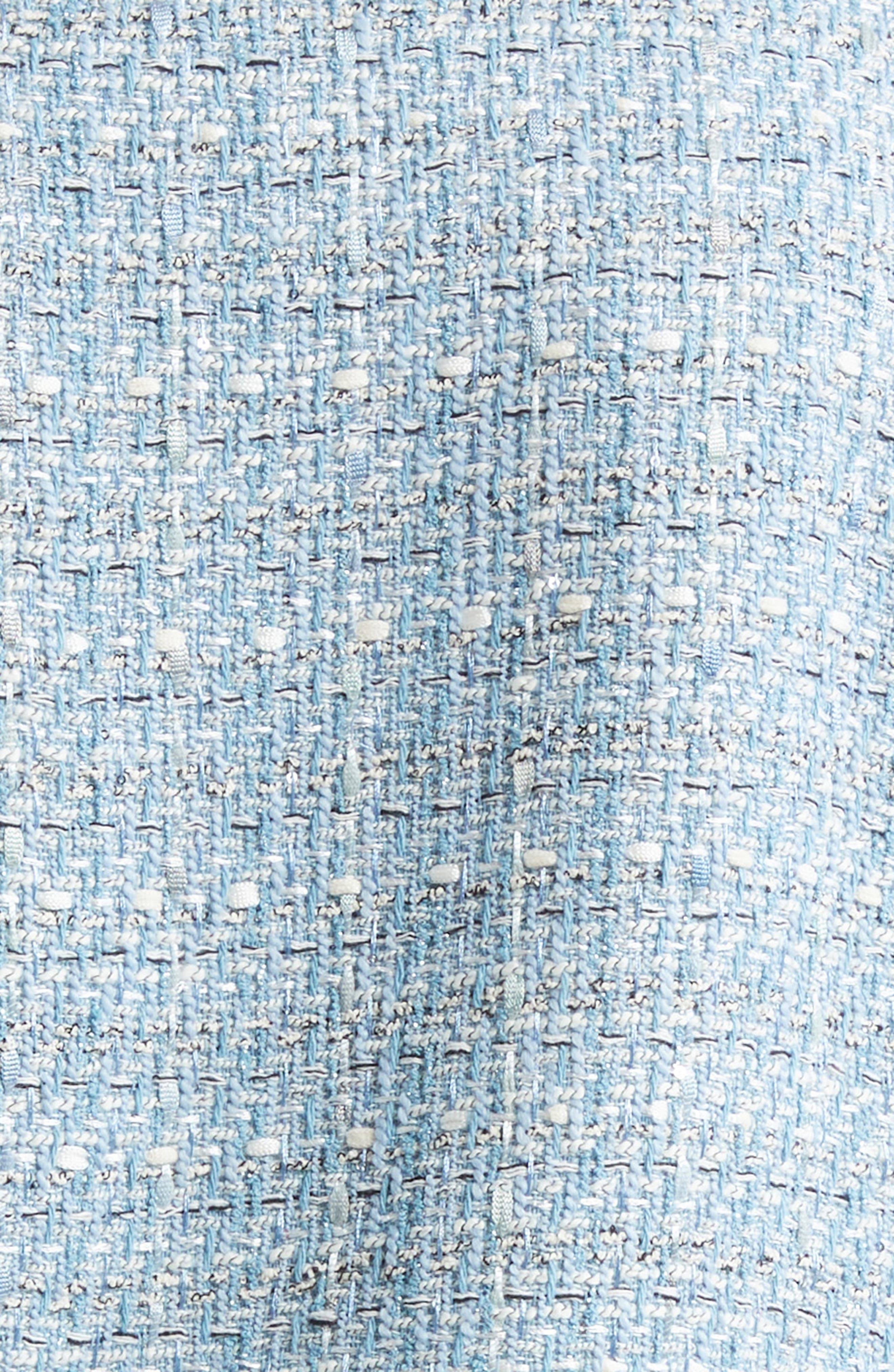 AMIRI Bouclé Camp Shirt in Ashley Blue at Nordstrom - 7