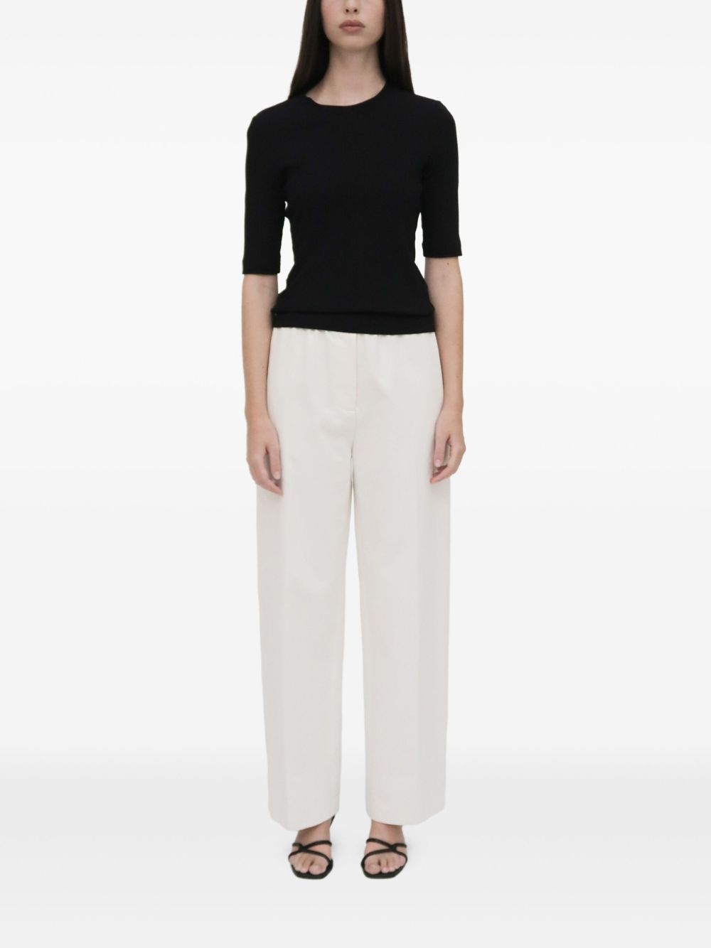 elasticated waistband trousers - 2
