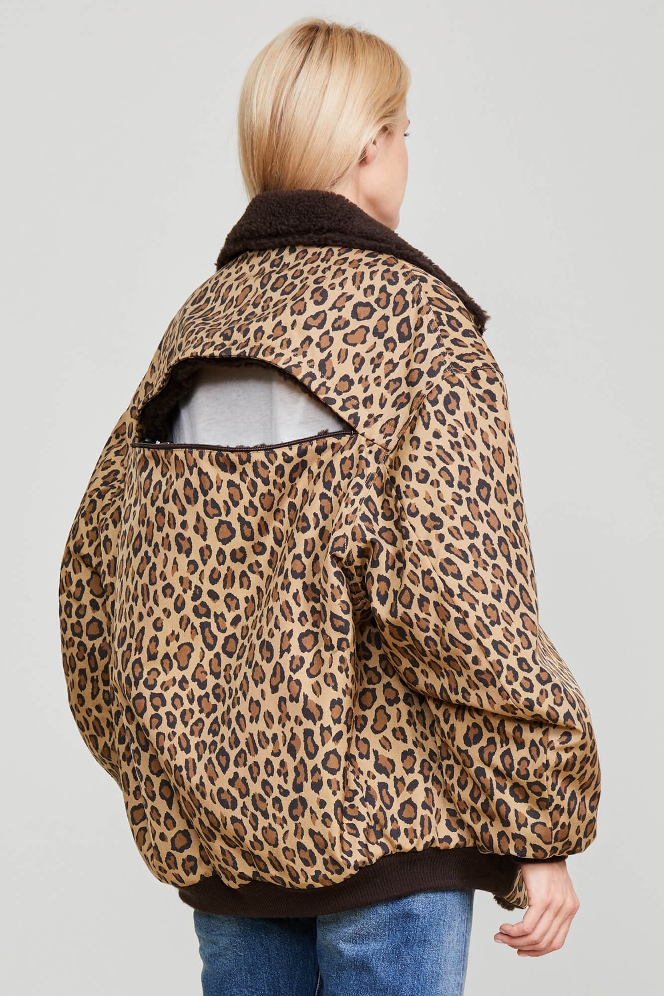 BACKZIP WINDBREAKER - PRINTED LEOPARD - 6