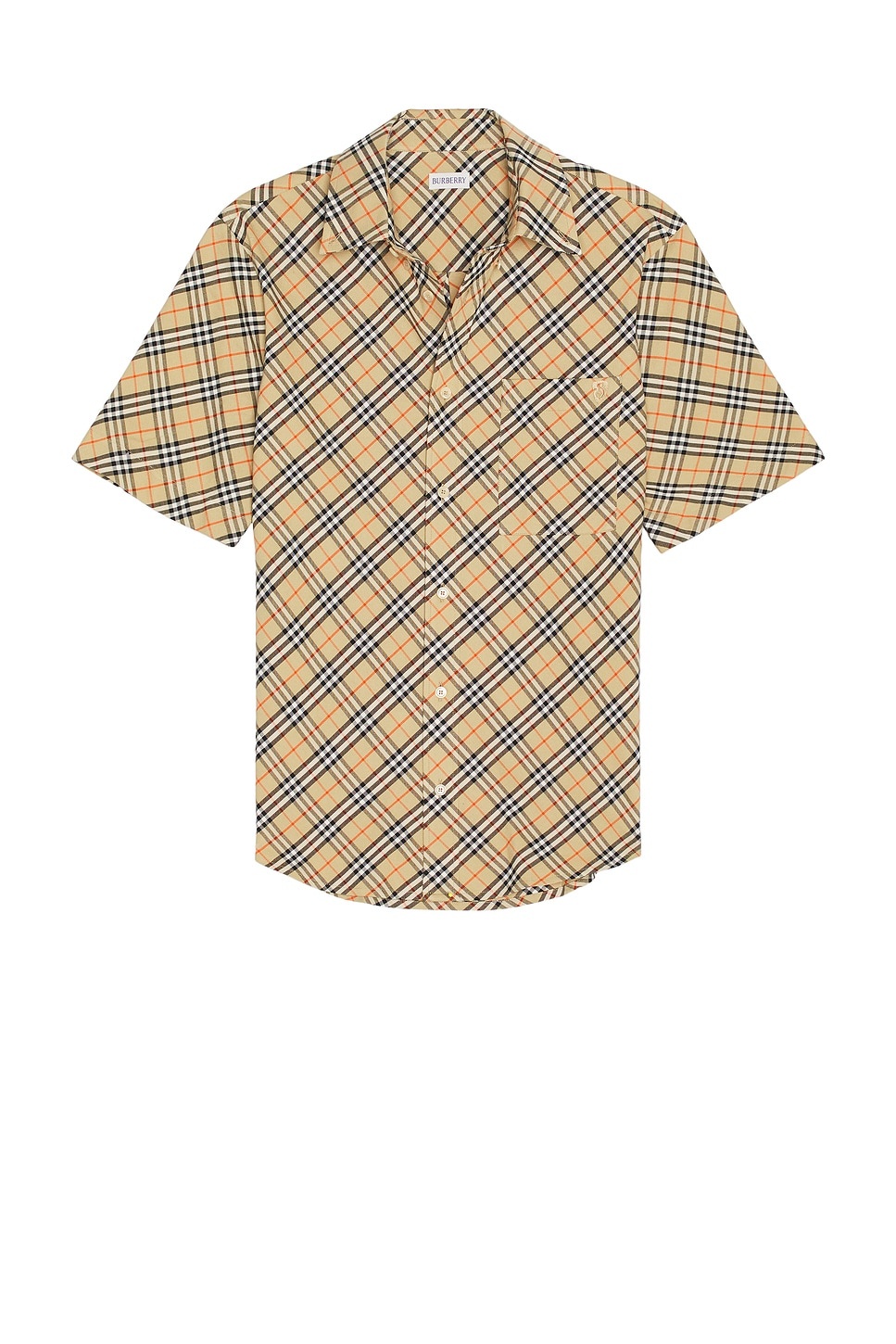 Check Short Sleeve Oxford Shirt - 1