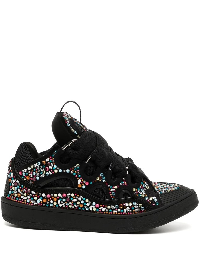 curb rhinestone sneakers 1
