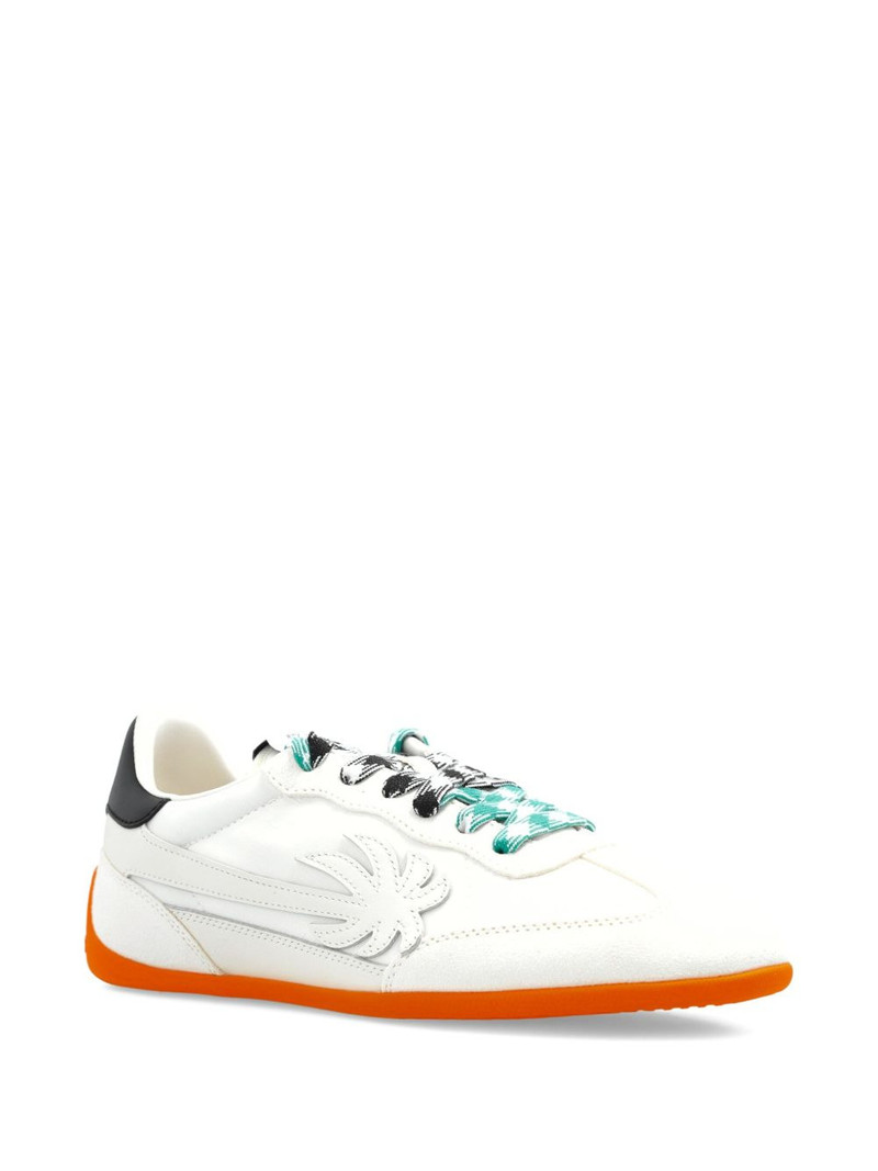 Palm Angels palm tree lace-up sneakers outlook