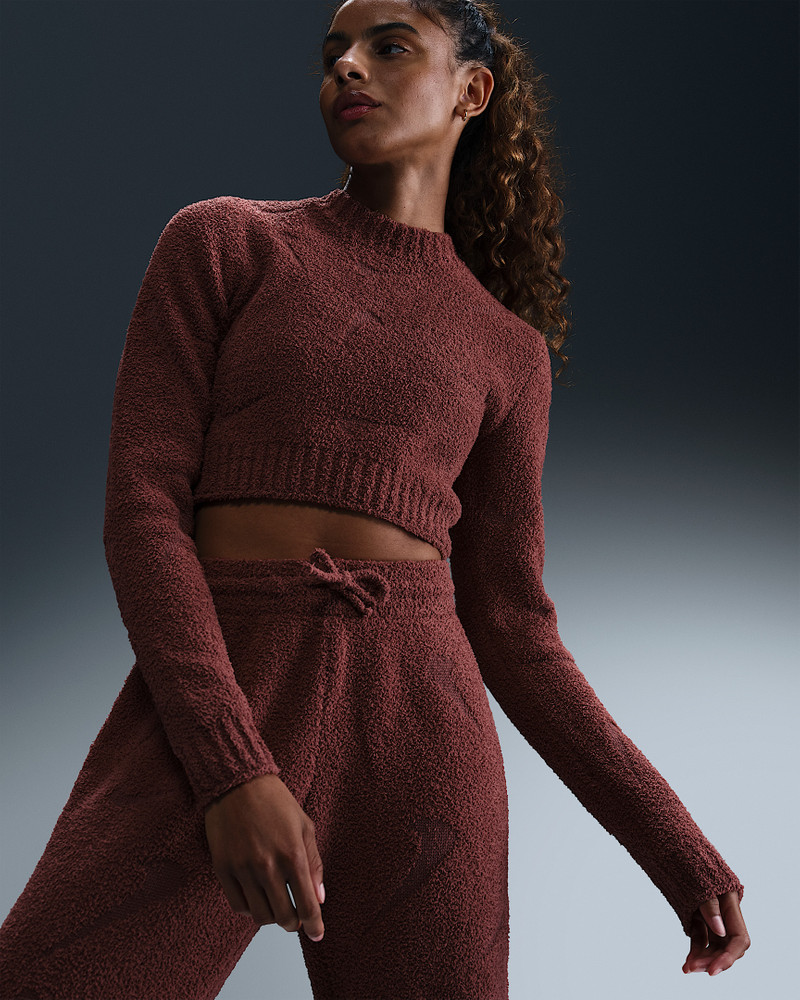 Nike Sportswear Phoenix Cozy Bouclé Women's Tight Long-Sleeve Knit Top 1