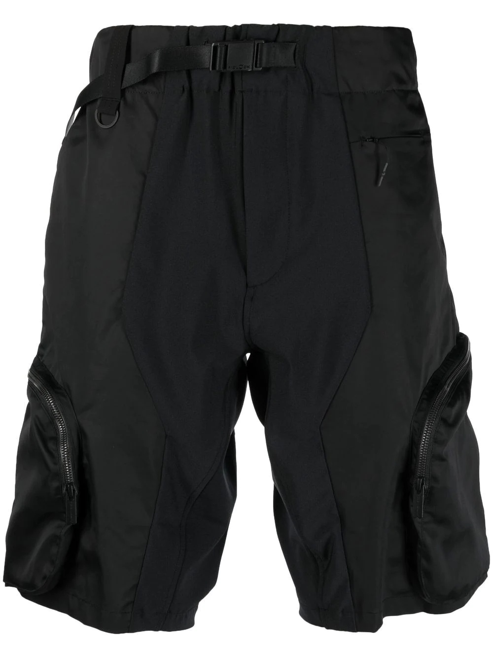 adjustable buckle-waistband shorts - 1