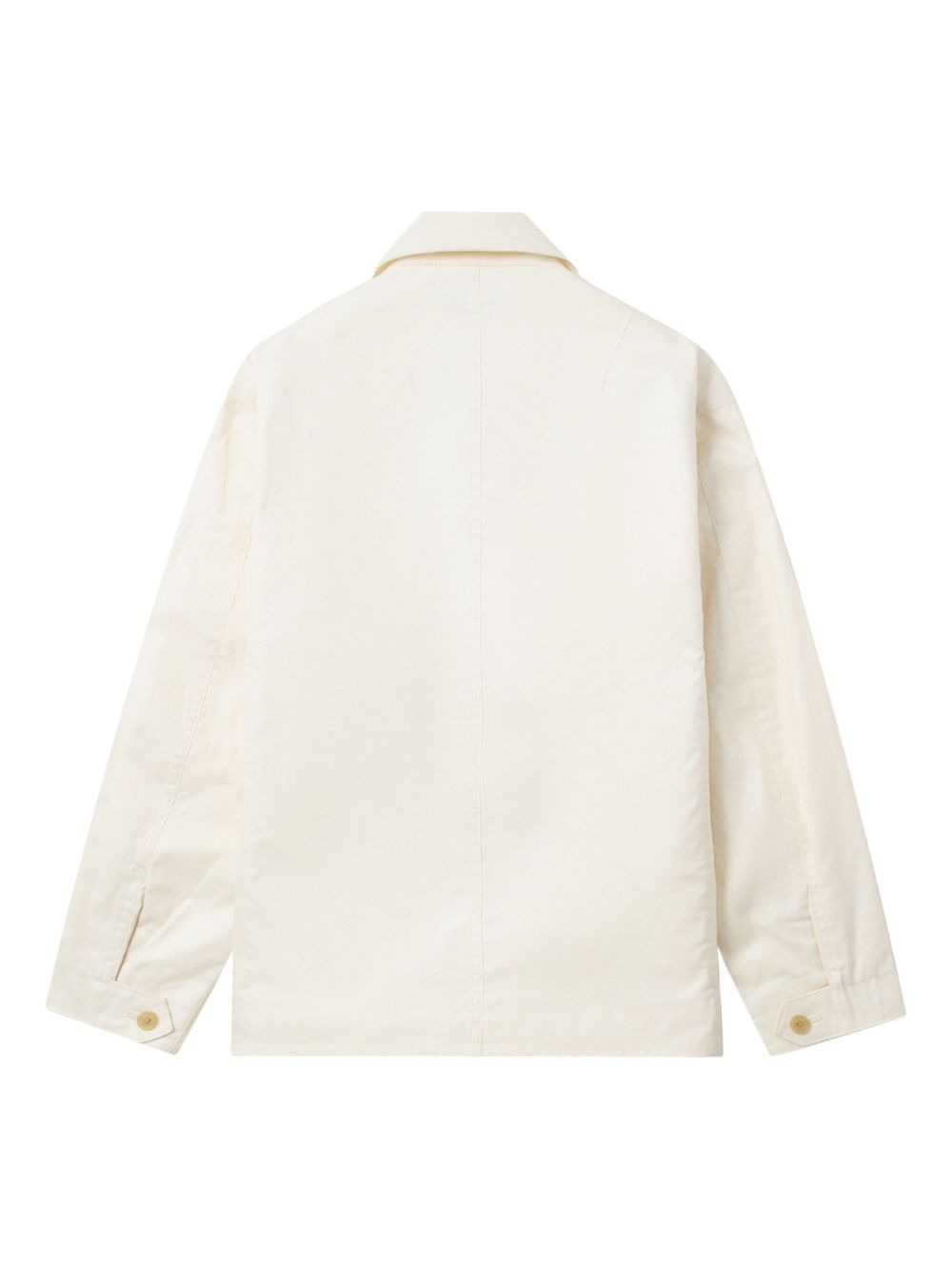 button-fastening pocket jacket - 5
