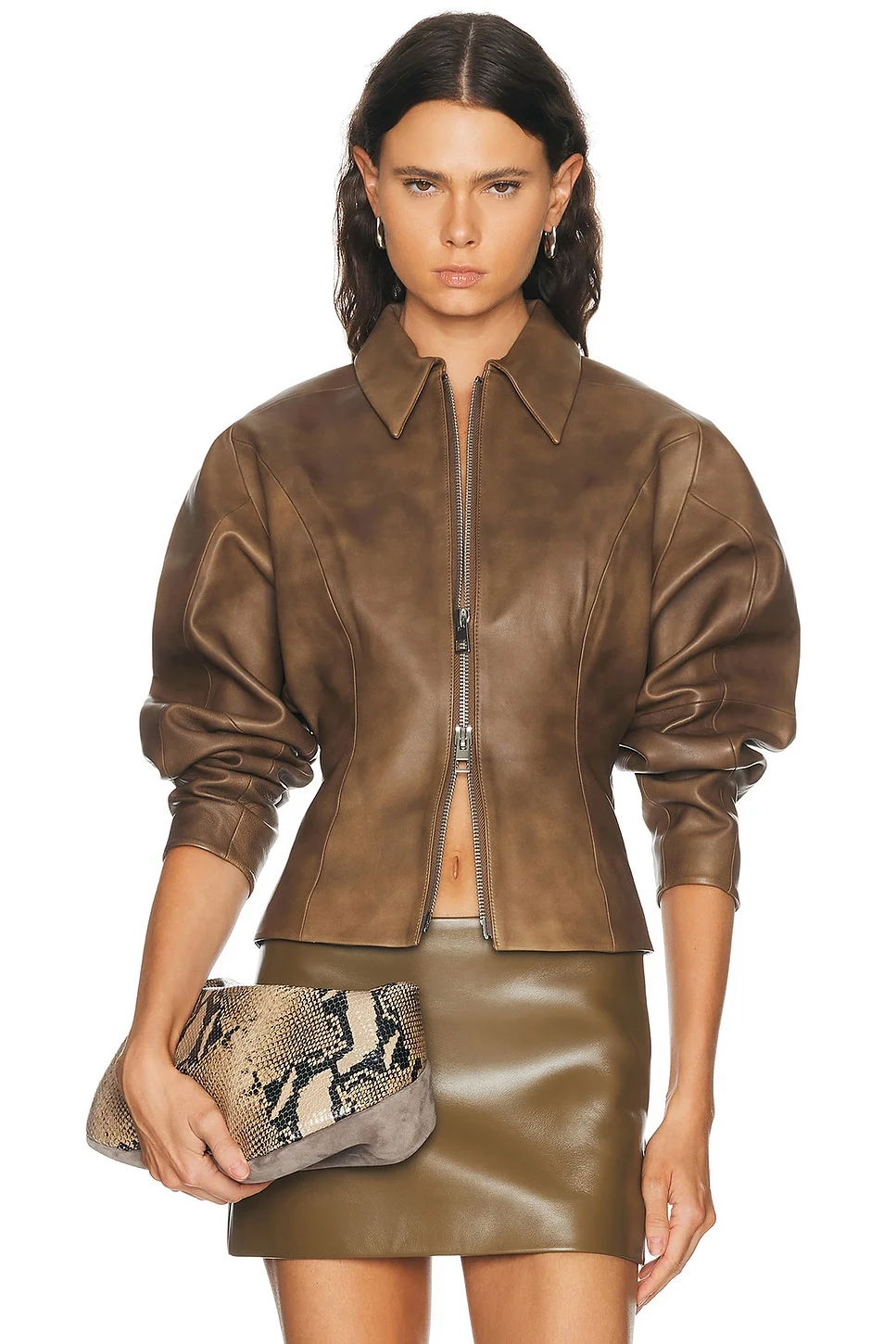 Fitted Leather Jacket - 1