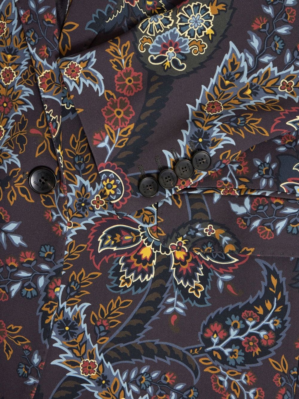 paisley-print single-breasted blazer - 6