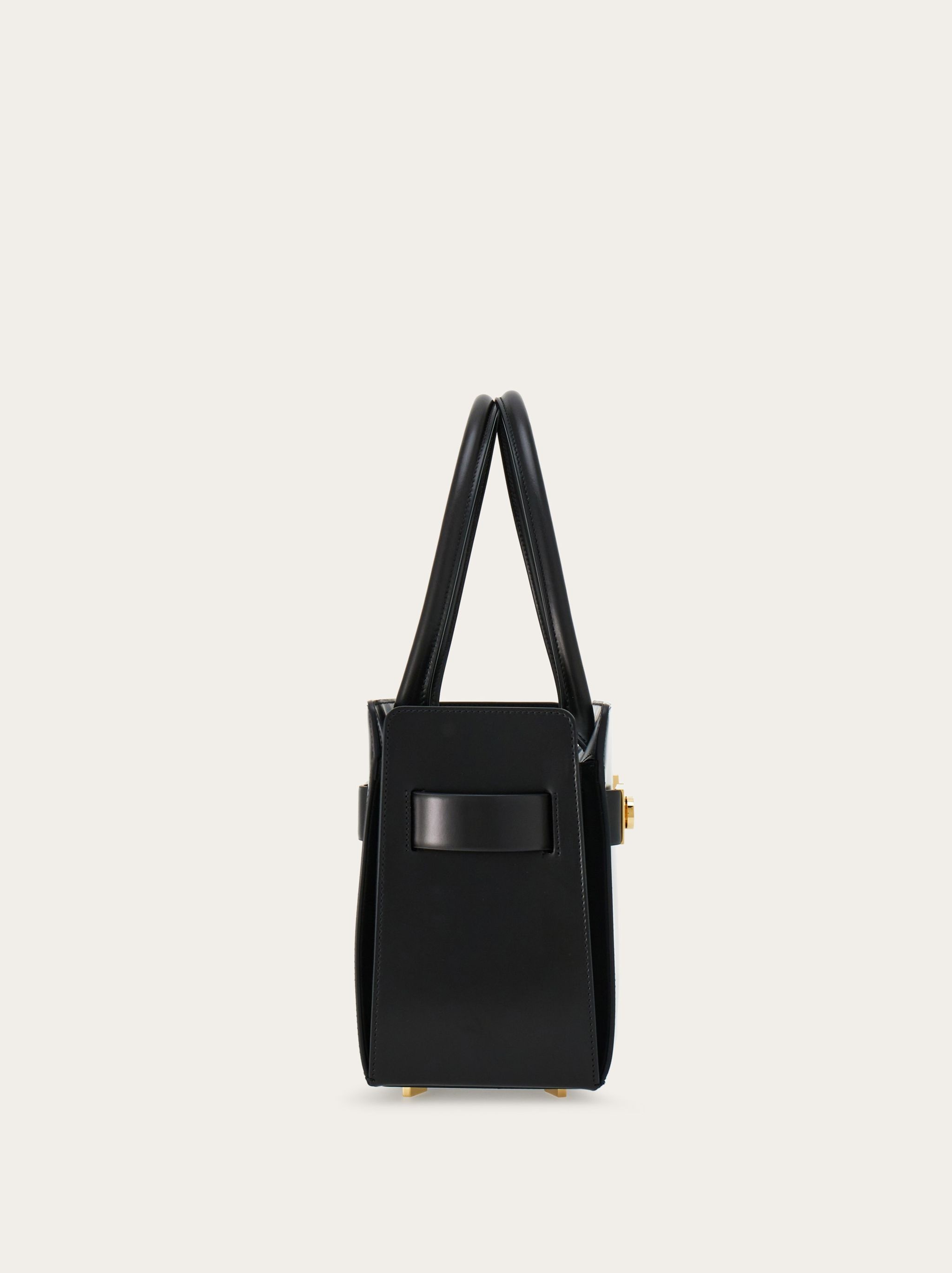 Tote bag with Gancini buckles (M) - 3