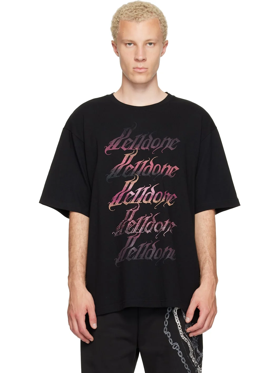 Black Gradient Logo T-shirt - 1