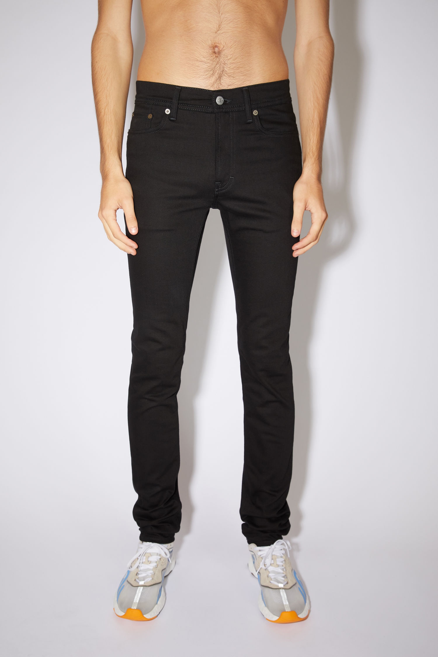 Skinny fit jeans - Stay black - 2