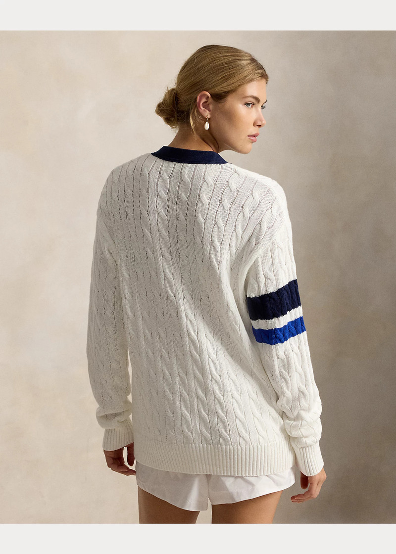 US Open Cable-Knit Umpire Cardigan 6