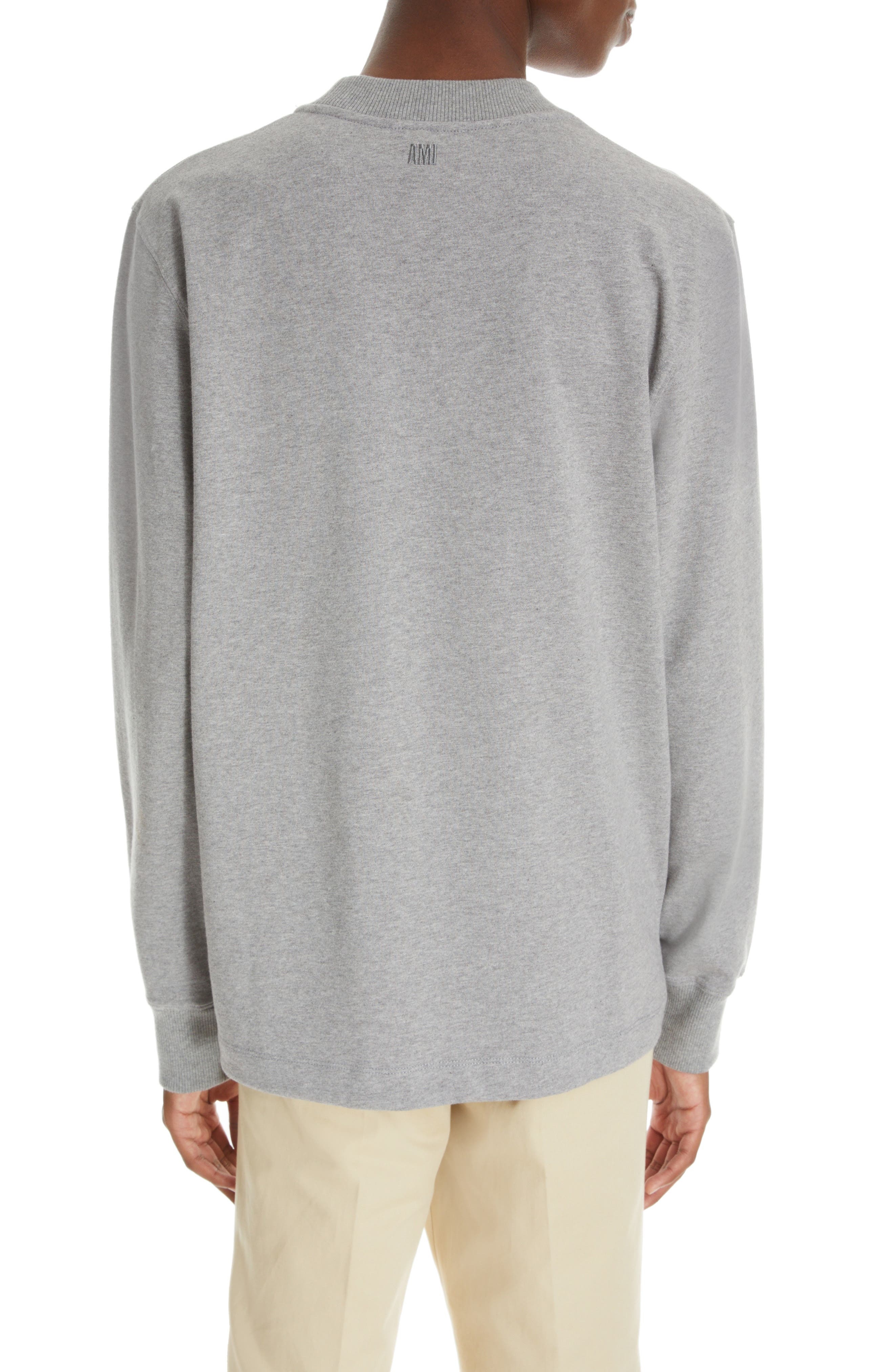 Men's Embroidered Logo Organic Cotton Sweatshirt - 2
