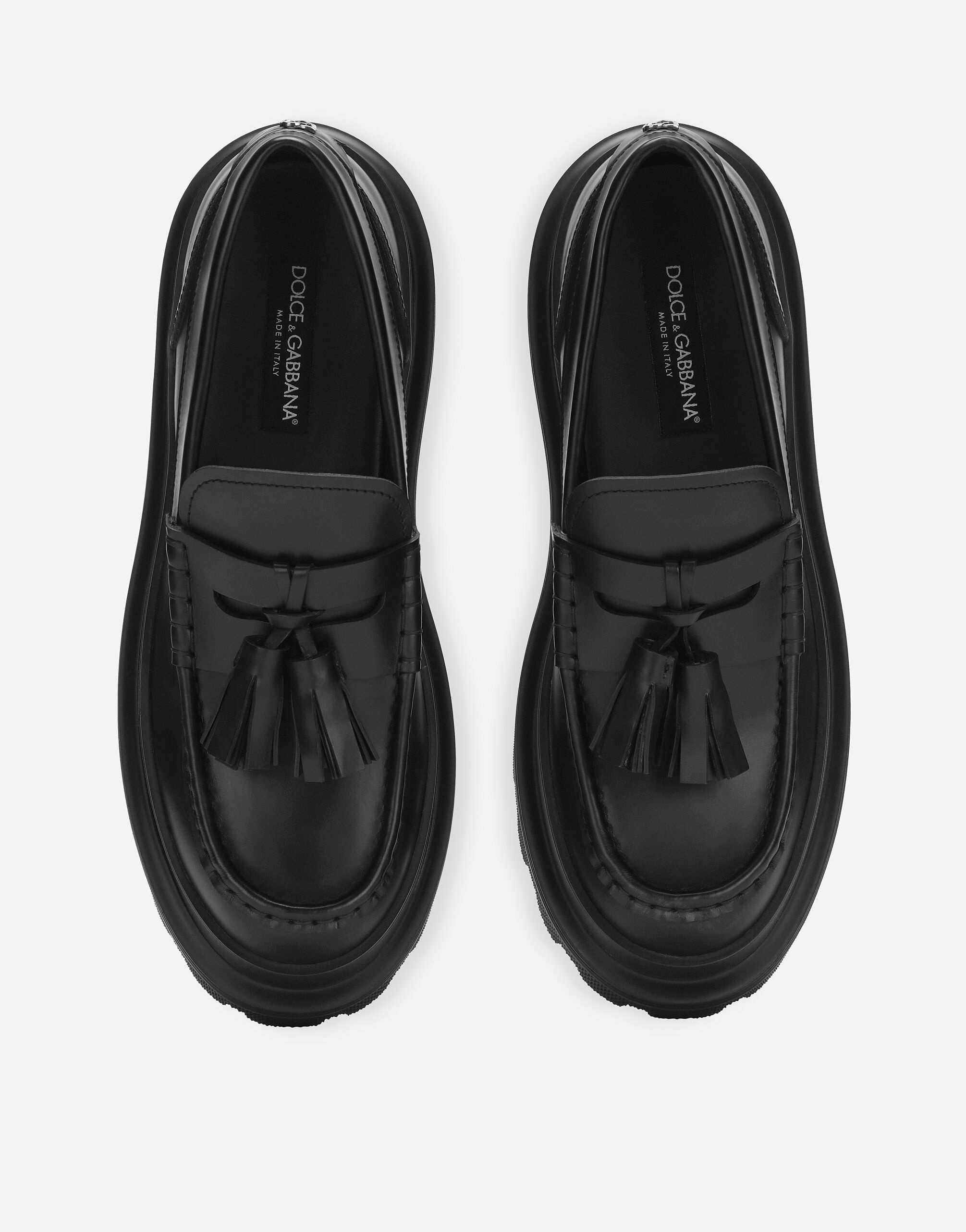 Brushed calfskin loafers - 4
