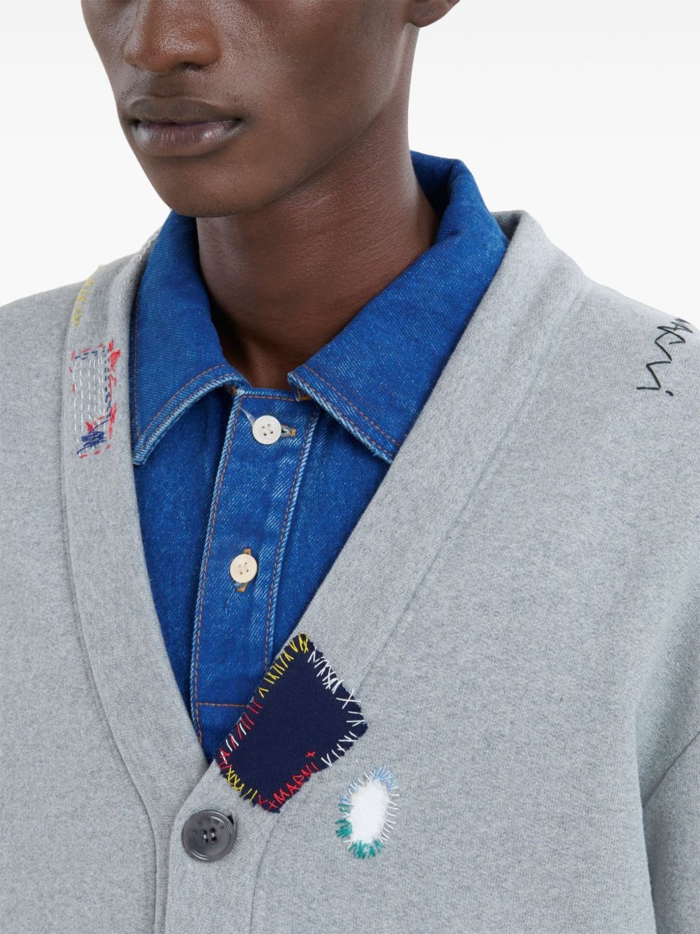 V-neck cardigan - 5
