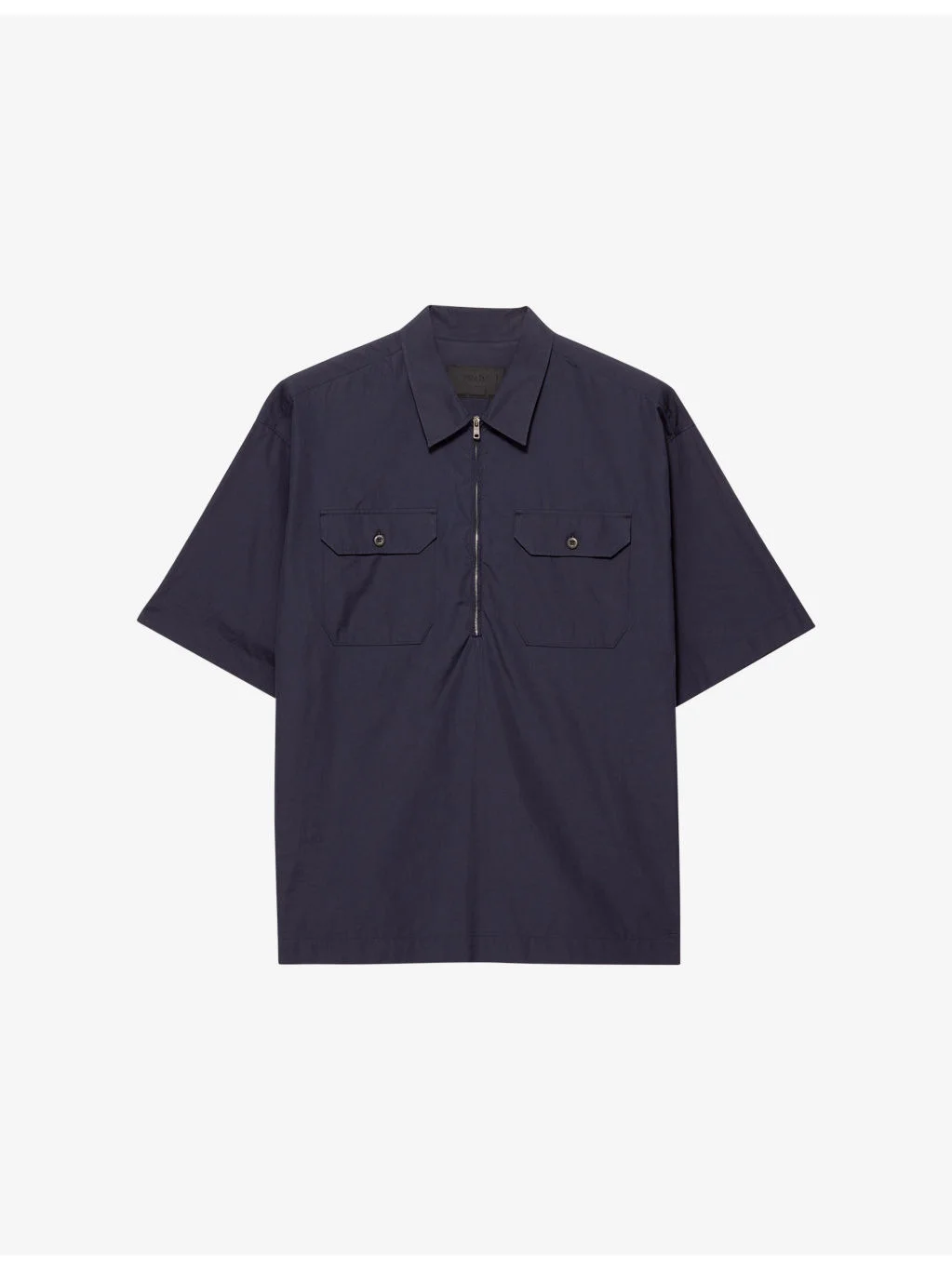 Short-Sleeve Cotton Shirt - 1