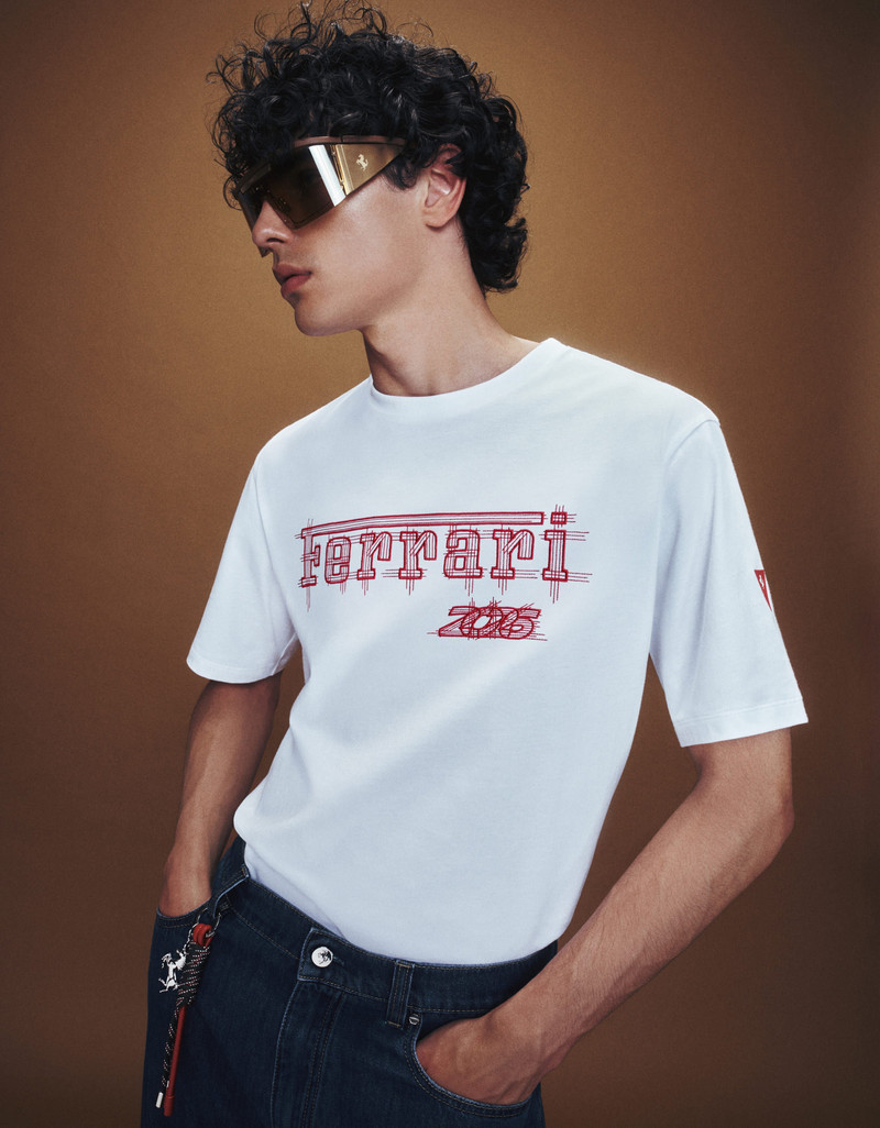Ferrari Ferrari cotton T-shirt for the 2026 Monaco Grand Prix outlook