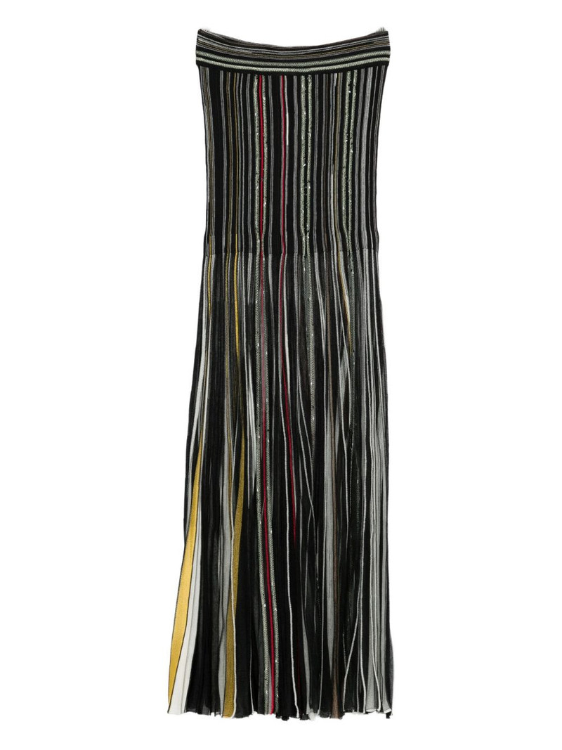 Missoni striped sequin-embellished skirt outlook