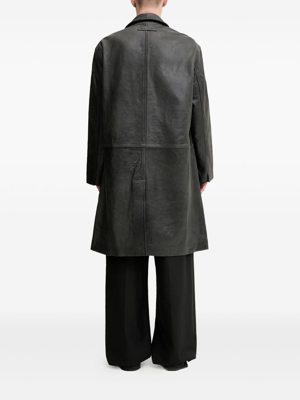 leather coat - 2