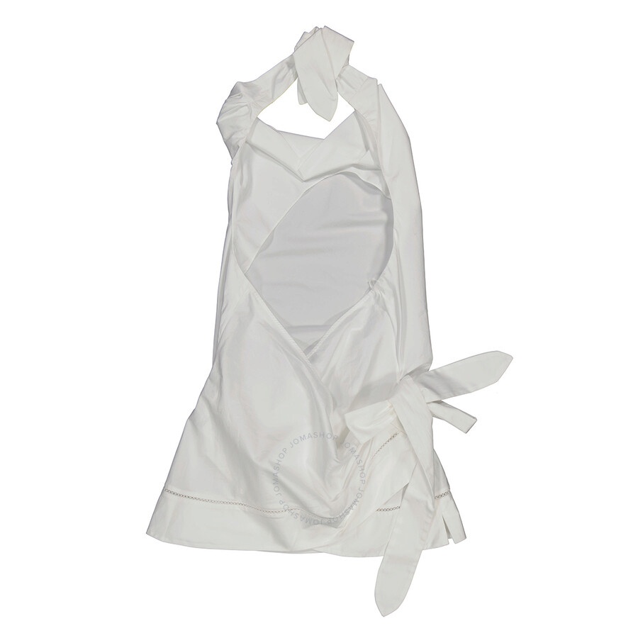 Studio Amelia Ladies White Giro Scarf Top - 2