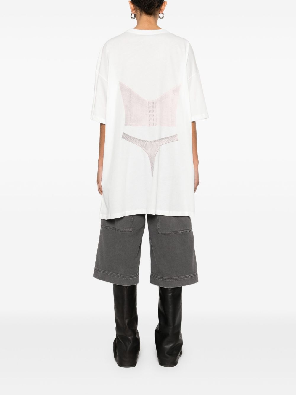 lingerie tall T-shirt - 4