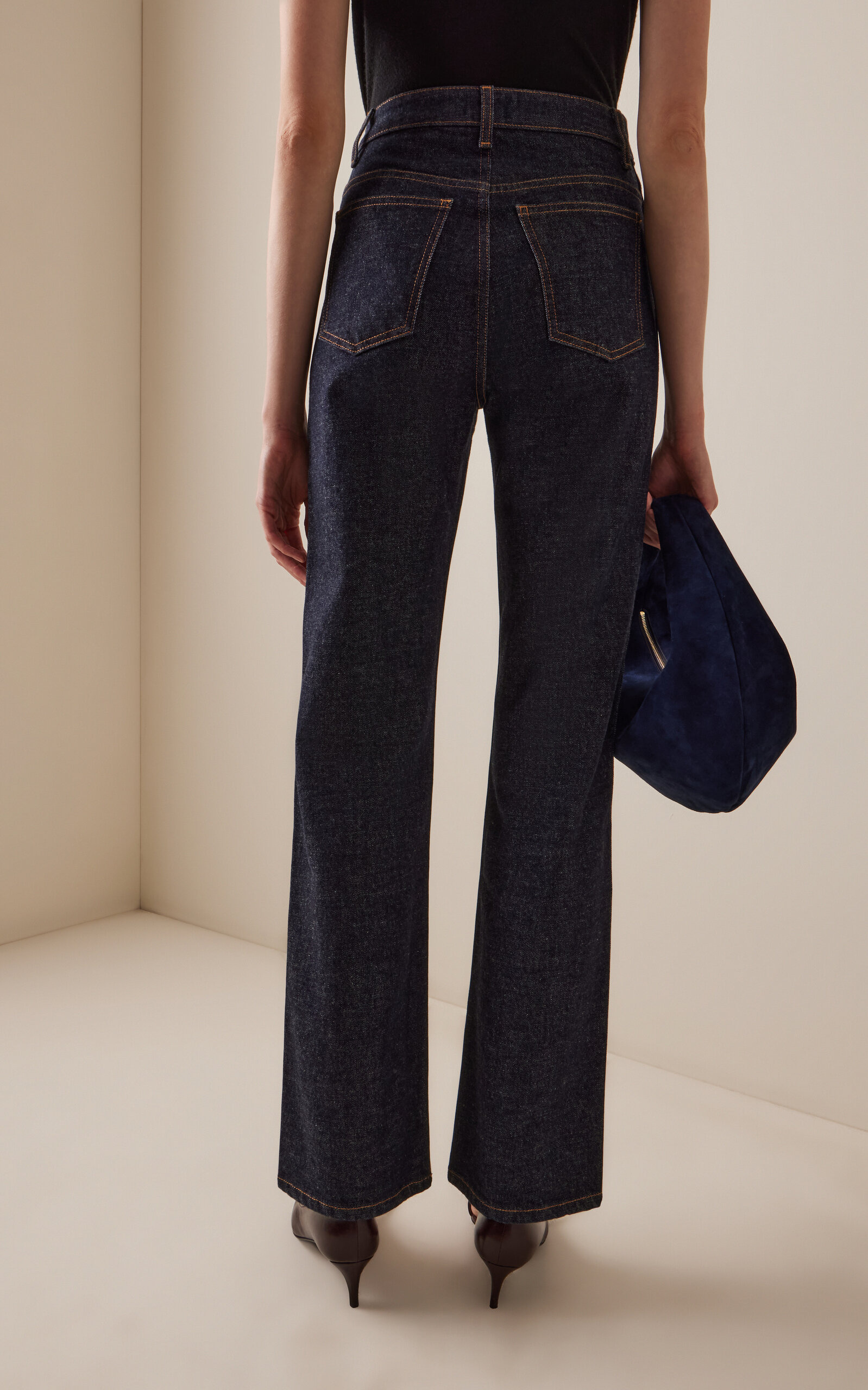 Danielle Stretch High-Rise Indigo Jeans blue - 4