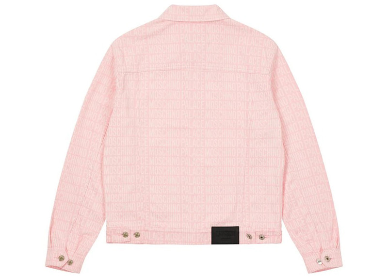 PALACE Palace Moschino Denim Jacket Pink outlook