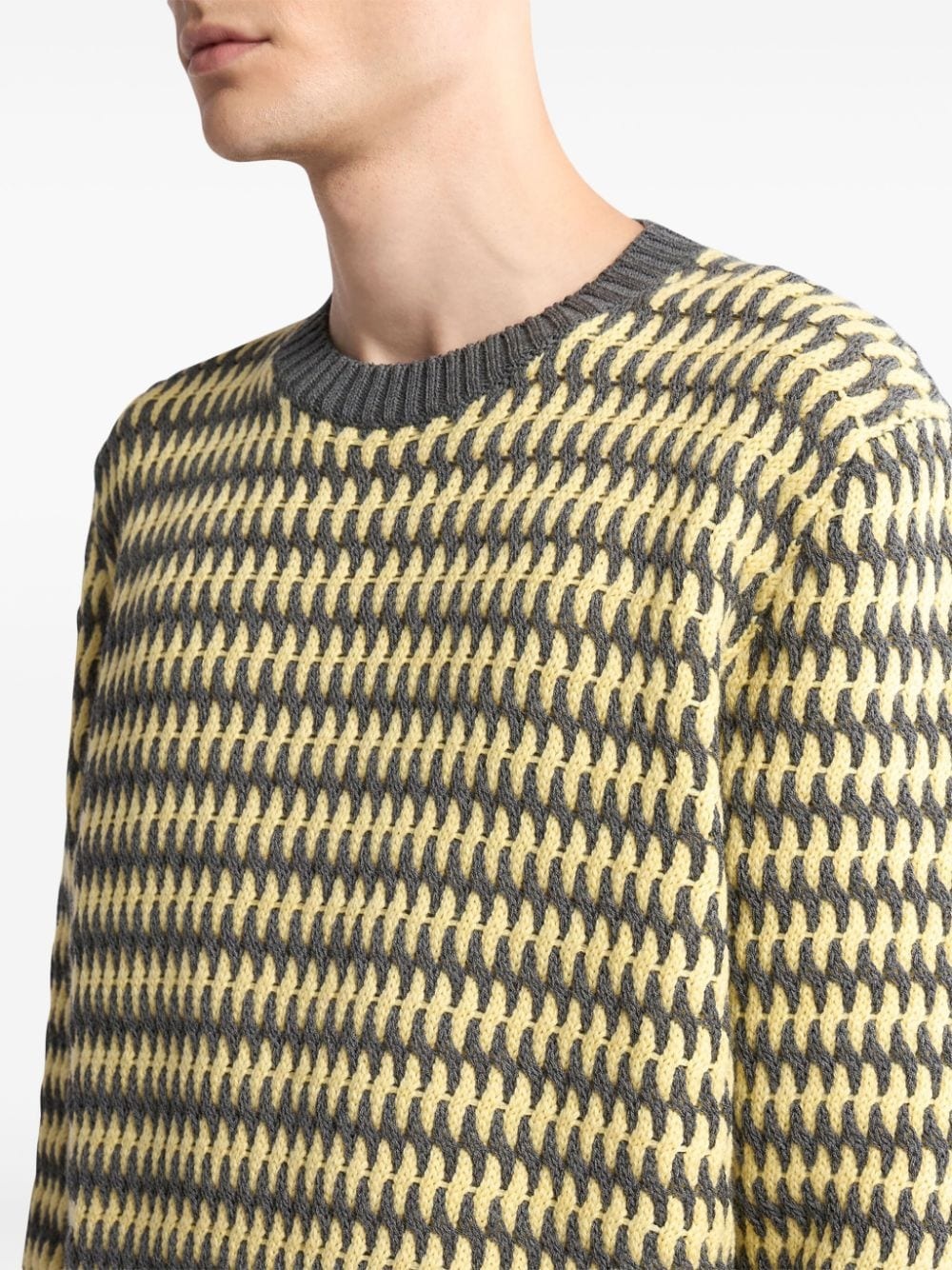 wool-jacquard jumper - 4