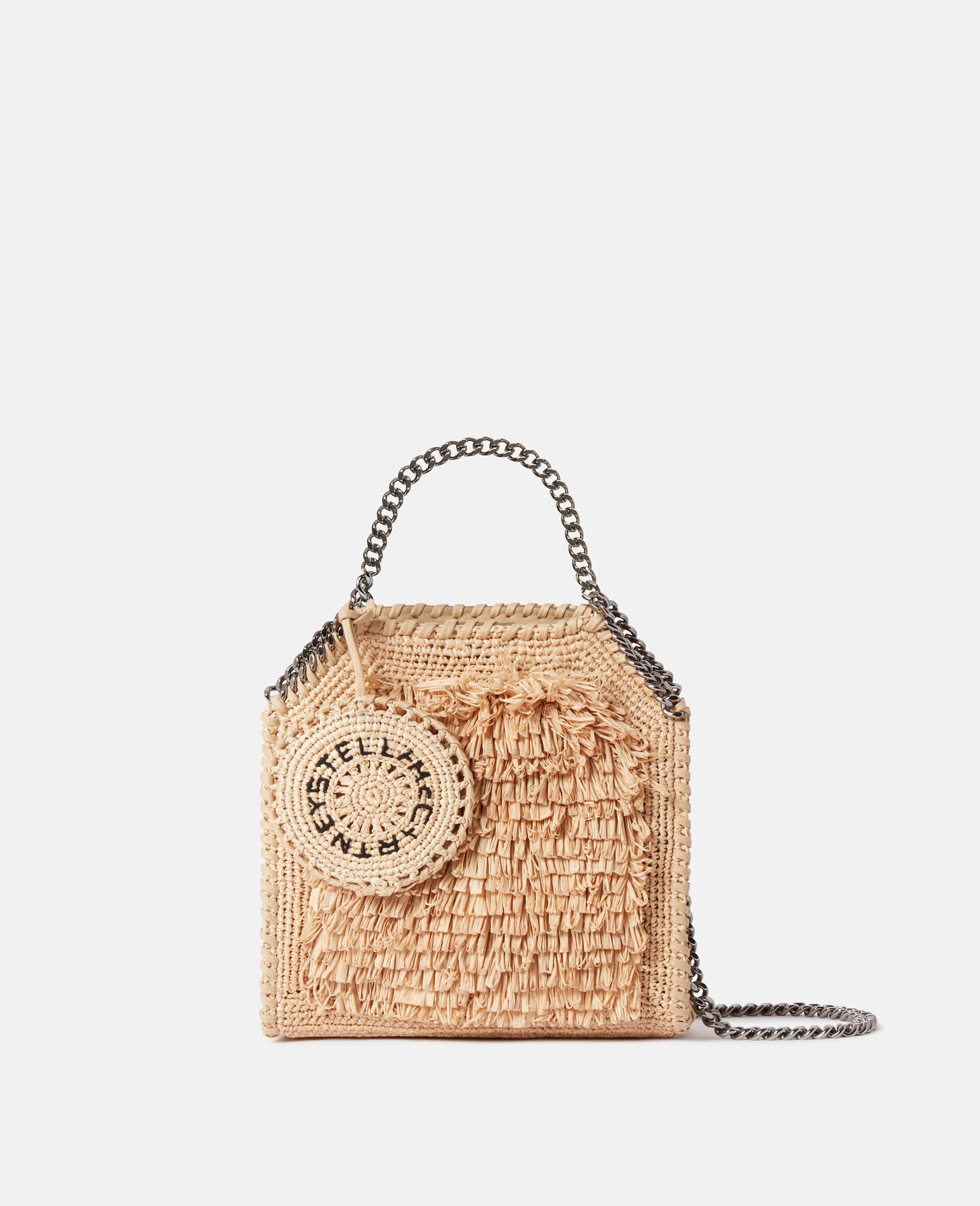 Falabella Raffia Tiny Tote Bag - 1