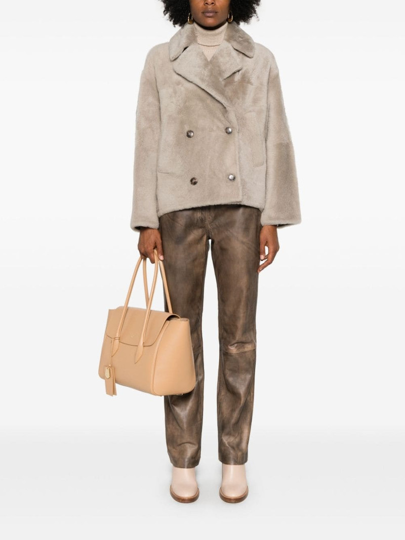 Yves Salomon fur jacket outlook