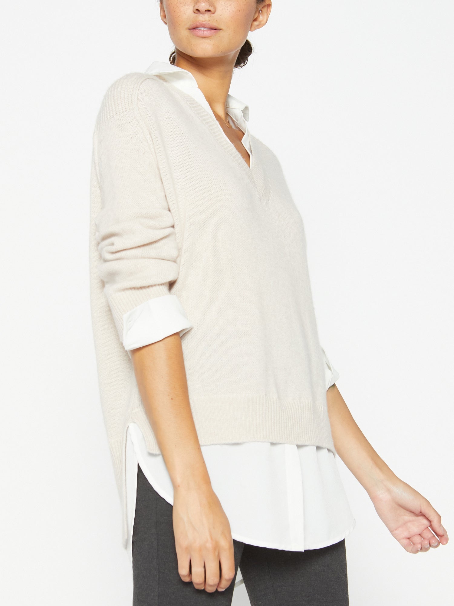 The Looker Layered V-Neck - 3