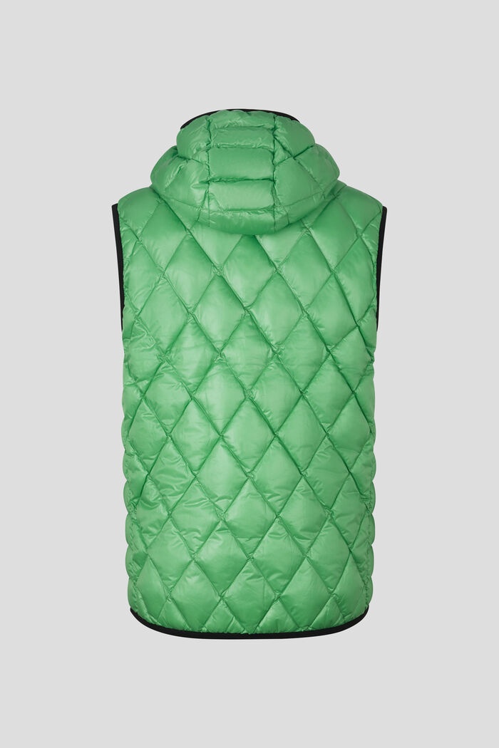 Ares Lightweight down waistcoat in Green - 8