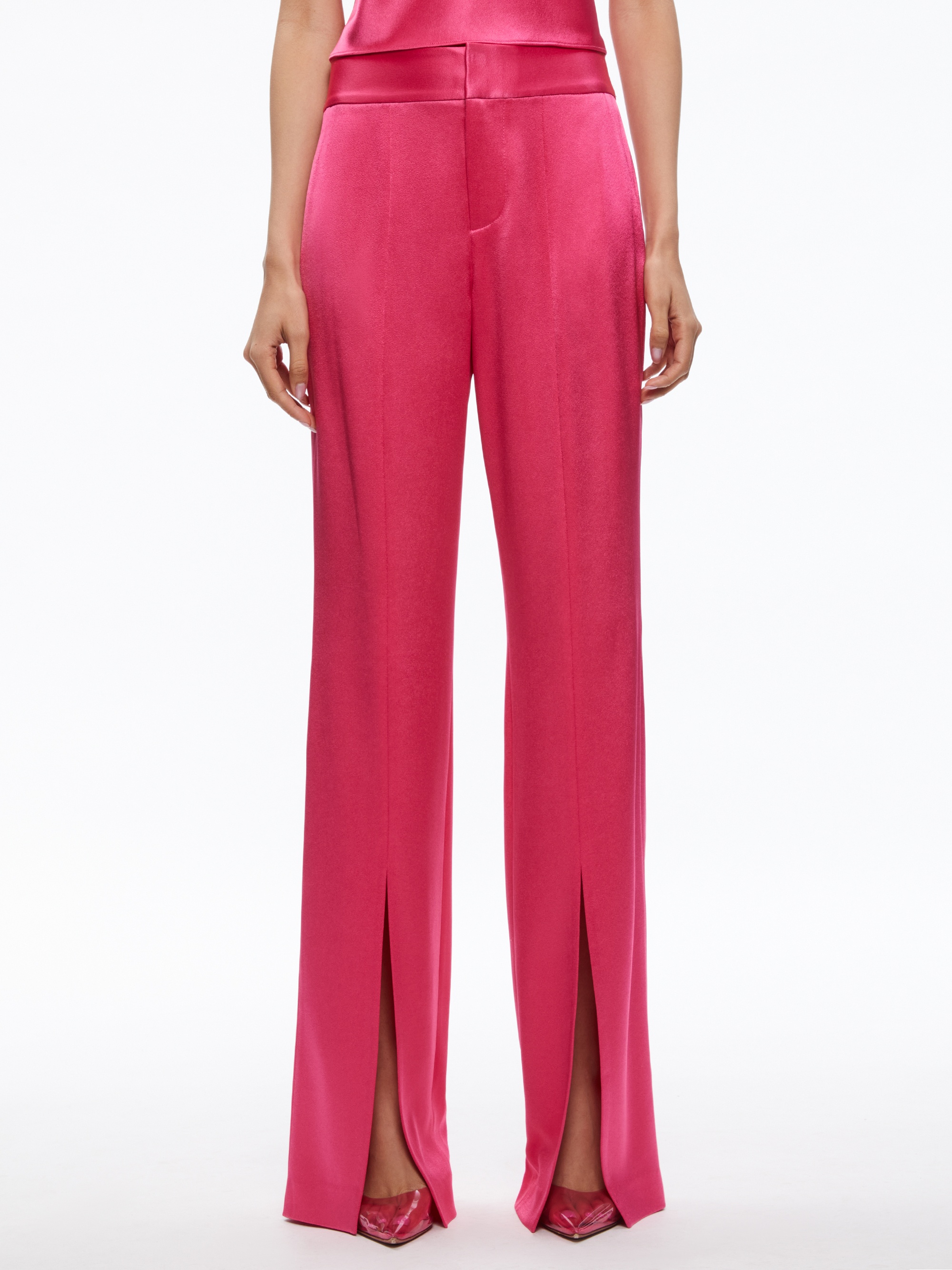 JODY HIGH WAISTED FRONT SLIT PANT - 2